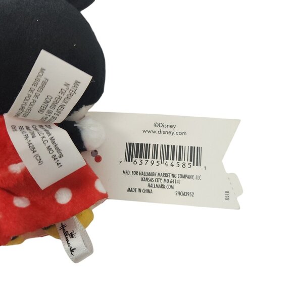 Hallmark Disney Small Stars Mickey & Minnie Plush Set of 2 NWT - Picture 2 of 13